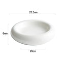 Round Ceramic Dinner Plate Set by Axyaa: Elegant Tableware for Home and Restaurants