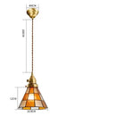 Axyaa Glass LED Pendant Lights 4W Dinning Living Room Japanese Vintage Hanging Light
