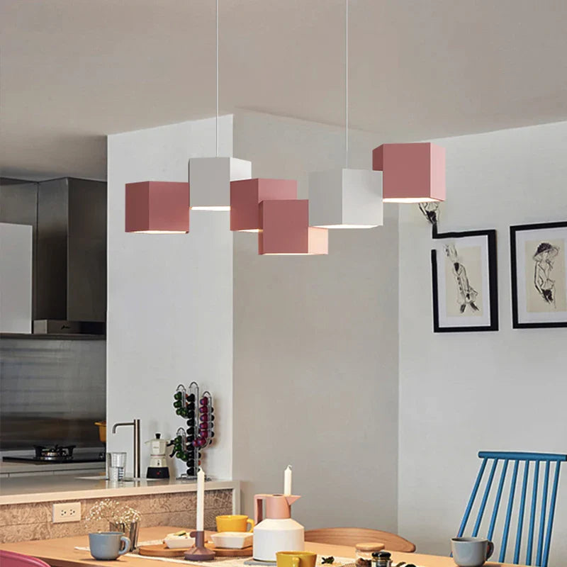 Nordic Style LED Chandelier for Kitchen Dining Tables - Axyaa Pendant Lights