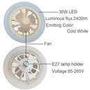Axyaa 30W LED E27 Fan Bulb Ceiling Fixture for Bedroom Decoration