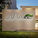 Axyaa Outdoor LED Wall Lamp for Modern Garden Landscape Lighting