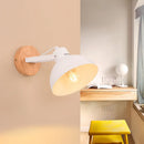 Axyaa Nordic Wood Wall Sconce E27 LED Indoor Lighting
