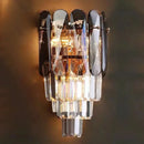 Axyaa Modern Crystal Wall Lamp for Living Room, Nordic LED Bedroom Lights