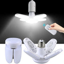 Axyaa 28W E27 LED Fan Blade Bulb with Remote Controller for Ceiling Light