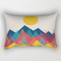 Axyaa Velvet Lumbar Pillow Cover for Sofa and Bedroom