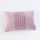 Axyaa Velvet Cushion Cover in Pink Blue Green Purple – 30x50cm