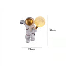 Moon Astronaut Desk Lamp by Axyaa: Creative 3D Moon Design for Children's Room & Bedroom