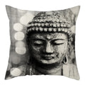 Buddha Pattern Throw Pillow Cover by Axyaa for Home, Car, Sofa Décor