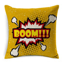 Axyaa POP Art Pineapple Throw Pillow Cover - Modern Decorative Cushion