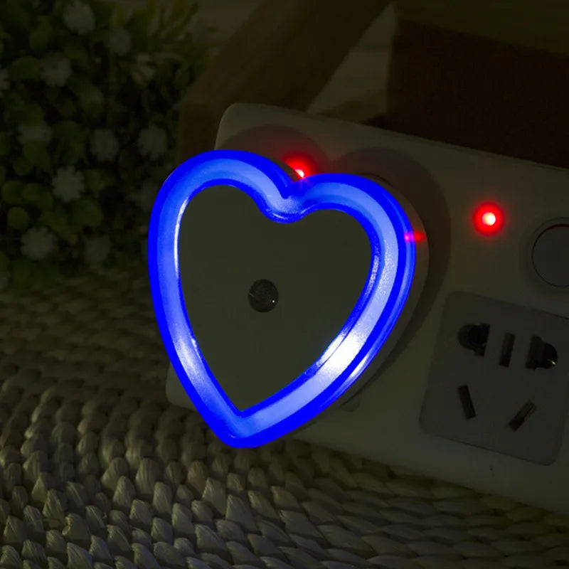 Axya Heart Night Light: Mini Wireless Sensor Lamp for Bedroom and Living Room