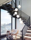 Axyaa Glass Ball Pendant Light - Modern Nordic Globe Ceiling Lamp