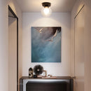 Axyaa Round Glass Ball Ceiling Light - Nordic Design for Modern Home Decor