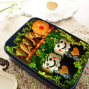 Axyaa Navy Style 1 Layer Bento Box 670ml, Japanese Microwave Lunch Container