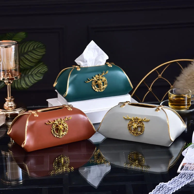 Axya Tissue Box: Stylish Home & Bathroom Storage, Decorative Desktop Ornament & Gift