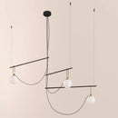 Axyaa Glass Ball Pendant Light: Modern Design for Bedroom, Bar, and Cafe