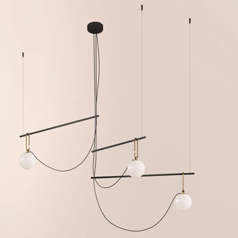 Axyaa Glass Ball Pendant Light: Modern Design for Bedroom, Bar, and Cafe