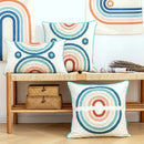 Floral Rainbow Cushion Cover by Axyaa - 45x45cm/30x50cm Loop Tufting Home Décor