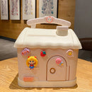 Axyaa Cute Piggy Bank: Big Size Money Box with 3D Sticker - Ideal Savings Gift for Kids & Adults