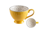 Axyaa Ceramic Breakfast Mug Large Capacity Cute Coffee Cup Home Decor