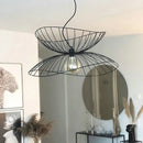 Axyaa Postmodern Ray Metal Pendant Light in Gold, Black, and Silver