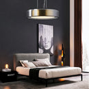 Axya Copper Pendant Light: Nordic Luxury Minimalistic Bedroom Lamp