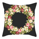 Axyaa Spring Flower Plant Decor Cushion Cover for Home Sofa