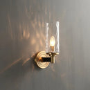 Axyaa Bronze Crystal Wall Lamp LED Sconce for Bedroom Living Room Modern Decor