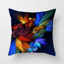 Axyaa Sunflower Lotus Lily Rose Pattern Pillow Cover for Home Chair Car Sofa