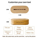 Axyaa Custom Photo Acrylic Lamp with USB Base - Personalized Night Light for Gifts