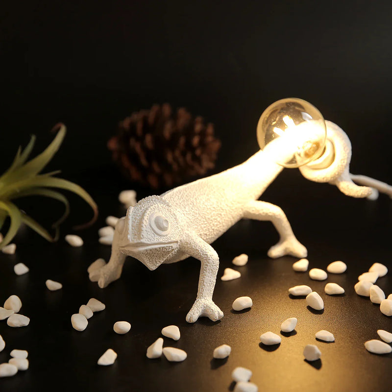 Nordic LED Resin Chameleon Table Lamp by Axyaa - Bedroom & Living Room Decor