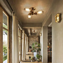 Axyaa Industrial Iron Wall Sconce Retro Loft Ceiling Lamp