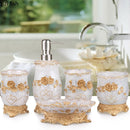 Axya 5-Piece European Style Bathroom Toiletries Set