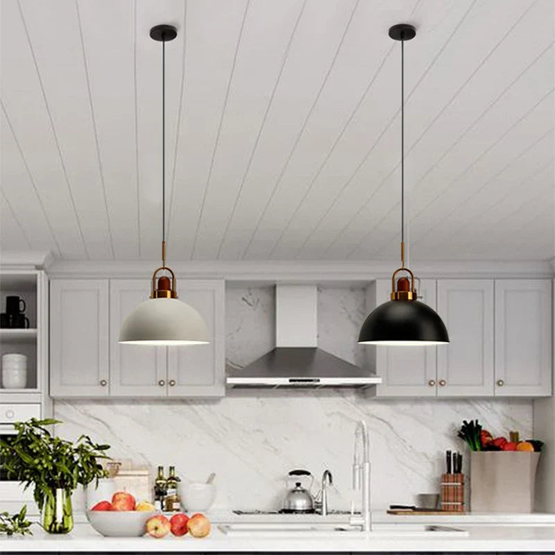 Axyaa Nordic LED Pendant Light, Modern Industrial Style Chandelier for Home Decor