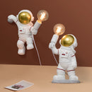 Axyaa Astronaut Table Lamp: Modern Resin Space Man LED Wall Light