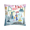 Axyaa Nordic Linen Graffiti Cushion Cover for Sofa Decoration