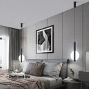 Axyaa Scandinavian LED Pendant Lamp for High Ceilings - Modern Living Room Lighting