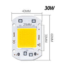 Axyaa Smart IC COB LED Chip Set for Spotlight Floodlight - 3pcs 220V 110V Beads