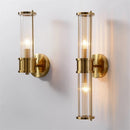 Axyaa Gold Glass Shade Wall Sconce for Living Room & Bedroom
