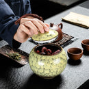 Axya Ceramic Tea Caddy Household Set - Large Capacity, Sealed Storage, Moisture-proof.