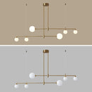 Axyaa Glass Ball Pendant Light for Modern Dining Room & Kitchen Decor
