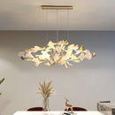 Axyaa Ginkgo Leaf Chandelier: Luxury Designer Decorative Lamp for Living Room, Villa, Hotel