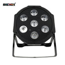 Axyaa LED Par Stage Wash Light 8pcs: 7X12w/7X18W RGBW for DJ Disco Wedding Nightclub