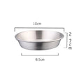 Axyaa Stainless Steel Seasoning Dish - Small Salad Bowl for Western Restaurants