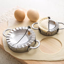 Axyaa Stainless Steel Jiaozi Maker & Dough Presser for Kitchen Cooking