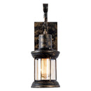 Axya Retro Metal Wall Light with Glass Shade - Industrial Style Lighting