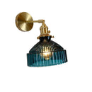 Axyaa Amber Glass LED Wall Sconce Modern Nordic Bedroom Cafe Stair Light Fixtures