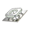 Axyaa Modern Crystal Ceiling Chandelier for Living Dining Room Hallway Bedroom