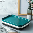 Axya Marble Gold Bathroom Set - Dispenser, Toothbrush Holder, Tumbler, Soap Dish