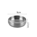 Axyaa Double Layer Stainless Steel Seasoning Bowl - Food Tableware