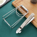 Axyaa Stainless Steel Hot Bowl Clamp Gripper Utensil Foldable Pot Plate Tongs